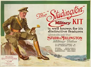 Note Collection: Poster advertising British military uniform, WW1