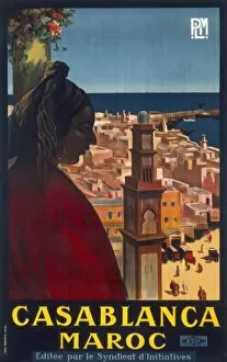 Morocco Gallery: Poster advertising Casablanca