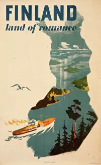 Idyllic Gallery: Poster advertising Finland
