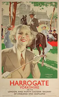 Lner Prints: Poster advertising Harrogate, Yorkshire by LNER Date: circa 1930s