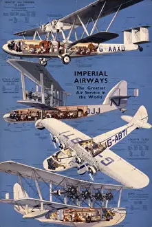 Poster advertising Imperial Airways