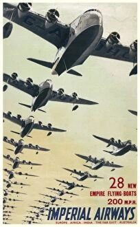 Hour Gallery: Poster advertising Imperial Airways