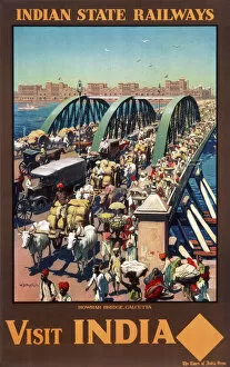 Oxen Gallery: Poster advertising Indian State Railways