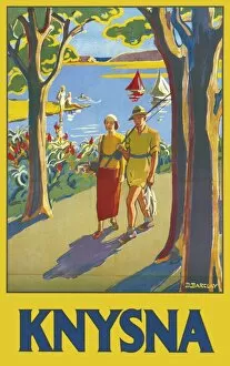 Stroll Collection: Poster advertising Knysna, South Africa