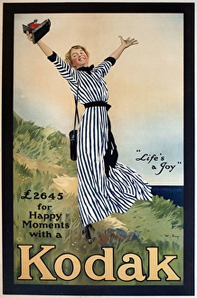 Images Dated 26th May 2015: Poster advertising Kodak cameras