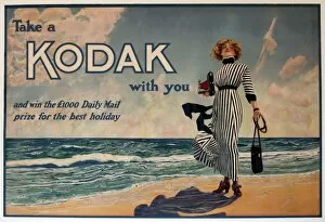 Images Dated 26th May 2015: Poster advertising Kodak cameras