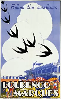 Capital Collection: Poster advertising Lourenco Marques, Mozambique