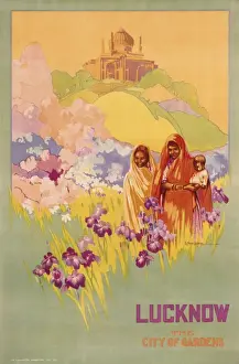Poster advertising Lucknow, India