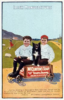 Poster advertising McClintons Soap