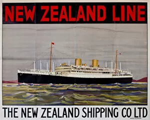 Images Dated 29th February 2016: Poster advertising The New Zealand Line
