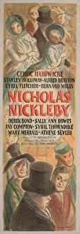 Bernard Prints: Poster advertising Nicholas Nickleby film, Ealing Studios, produced by Michael Balcon