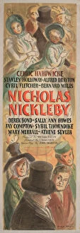 Images Dated 22nd April 2021: Poster advertising Nicholas Nickleby film, Ealing Studios, produced by Michael Balcon