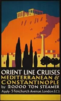 Images Dated 22nd June 2011: Poster advertising Orient Line Cruises