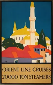 Images Dated 22nd June 2011: Poster advertising Orient Line Cruises