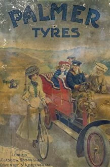 Coventry Collection: Poster advertising Palmer tyres