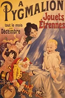 Amuse Gallery: Poster advertising Pygmalion for babys first toys