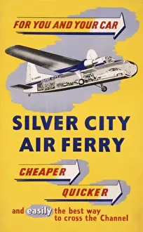 Poster advertising Silver City Air Ferry