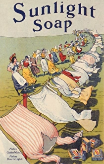 Images Dated 30th May 2017: Poster advertising Sunlight Soap