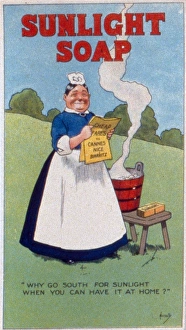 Images Dated 30th May 2017: Poster advertising Sunlight Soap