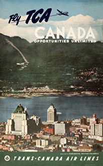 Images Dated 26th November 2012: Poster advertising Trans-Canada Airlines