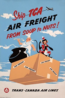Images Dated 26th November 2012: Poster advertising Trans-Canada Airlines