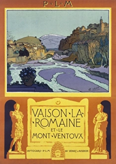 France Gallery: Poster advertising Vaison la Romaine and Mont Ventoux