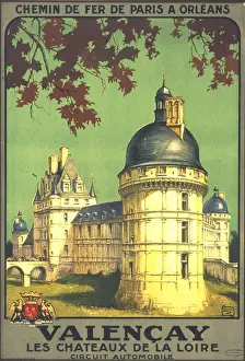 Poster advertising Valencay