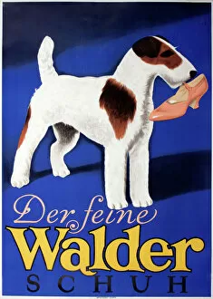 Footwear Collection: Poster advertising Walder shoes