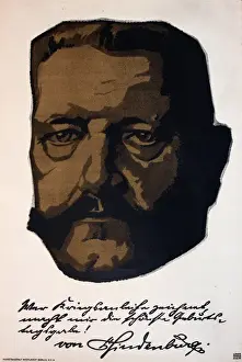 Hindenburg Prints: Poster advertising war bonds, Germany