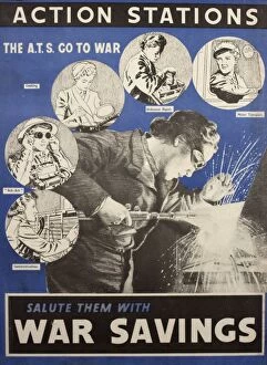 Images Dated 23rd June 2011: Poster advertising War Savings