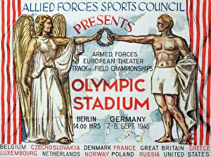 Council Prints: Poster, Allied Forces Sports Council, Berlin, Germany