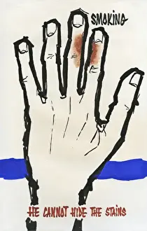 Finger Prints: Poster, anti-smoking campaign