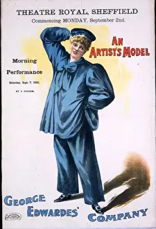 Poster, An Artists Model, Theatre Royal, Sheffield
