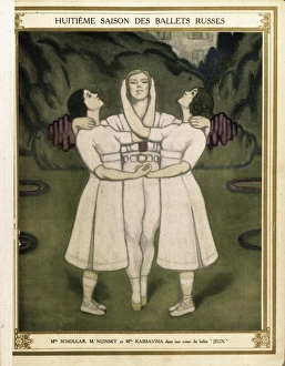 Poster of Ballets Russes in a scene of Claude