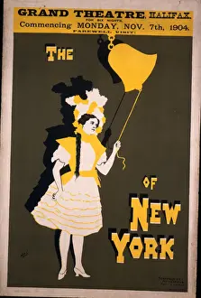 Ringing Prints: Poster, The Belle of New York, Grand Theatre, Halifax