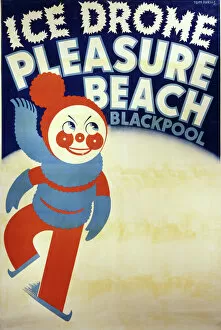 Lettering Gallery: Poster for Blackpool Ice Drome