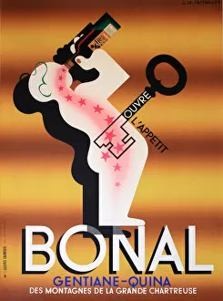 Images Dated 19th June 2017: Poster, Bonal Aperitif Gentiane-Quina