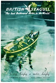 Images Dated 21st June 2019: Poster, British Seagull outboard motor