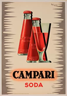 Images Dated 5th July 2017: Poster, Campari Soda