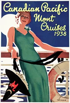 Images Dated 16th November 2011: Poster for Candian Pacific Mont Cruises