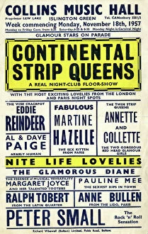 Diane Collection: Poster, Collins Music Hall, Islington Green, London