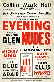 Poster, Collins Music Hall, Islington Green, London
