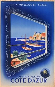 Cote Gallery: Poster, Cote d Azur, France