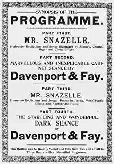 Davenport Gallery: Poster: Davenport Seance