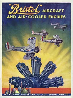 Images Dated 1st August 2015: Poster design, Bristol Aeroplane Co Ltd