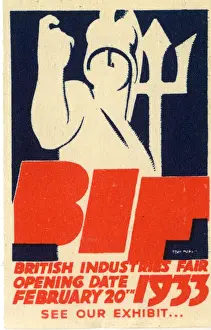 Purvis Prints: Poster design, British Industries Fair 1933