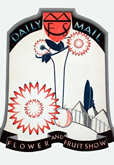 Images Dated 11th May 2017: Poster design, Daily Mail Flower and Fruit Show