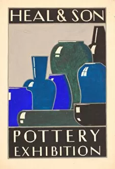 Vases Gallery: Poster design, Heal & Son Pottery Exhibition