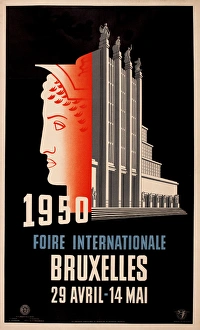 Images Dated 17th December 2012: Poster design, International Fair, Brussels