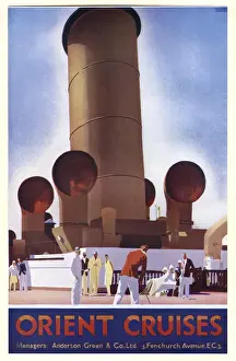 Poster design for Orient Cruises